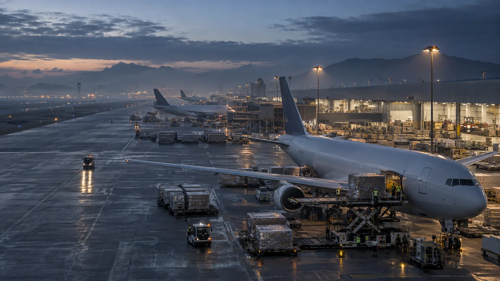 An editorial view of global logistics